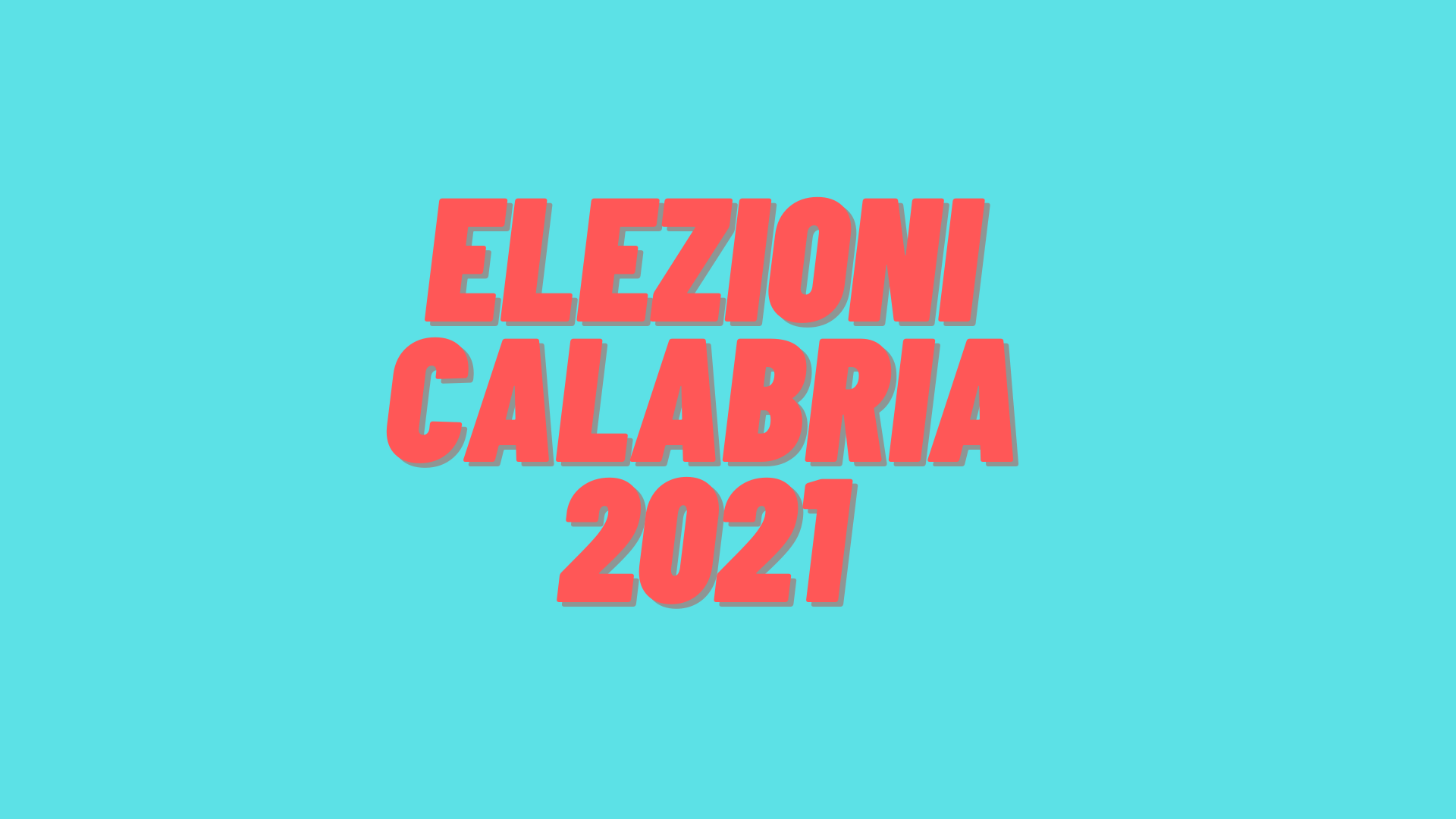 elezioni regionali calabria 2021
